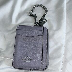 Coach wallet lavender  (silver hardware)